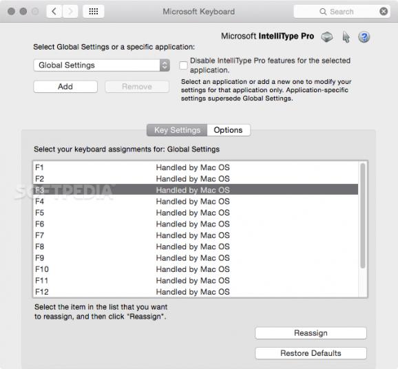 Microsoft Keyboard (IntelliType Pro) screenshot