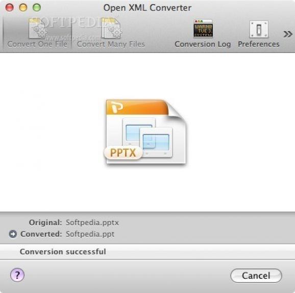 Open XML File Format Converter screenshot