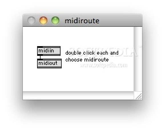 Midiroute screenshot
