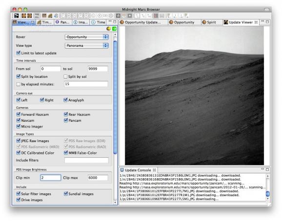 Midnight Mars Browser screenshot