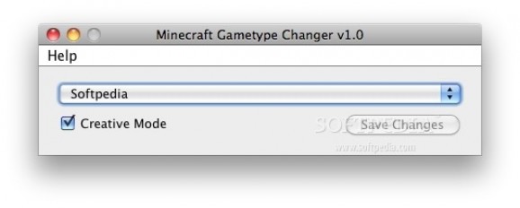 Minecraft Gametype Changer screenshot