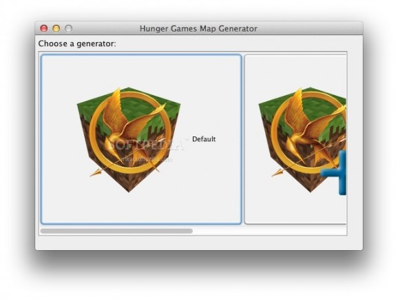 Minecraft Hunger Games Map Generator screenshot