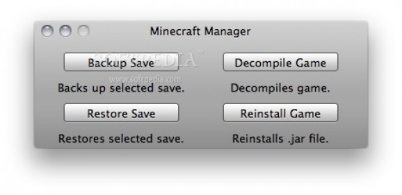 Minecraft Manager screenshot