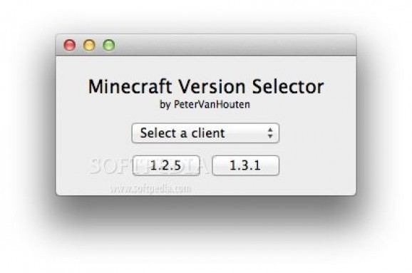 Minecraft Version Selector screenshot