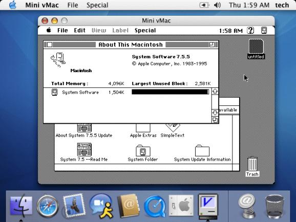 Mini vMac screenshot
