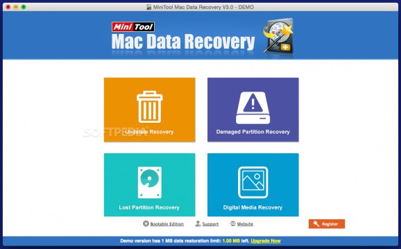 MiniTool Mac Data Recovery screenshot