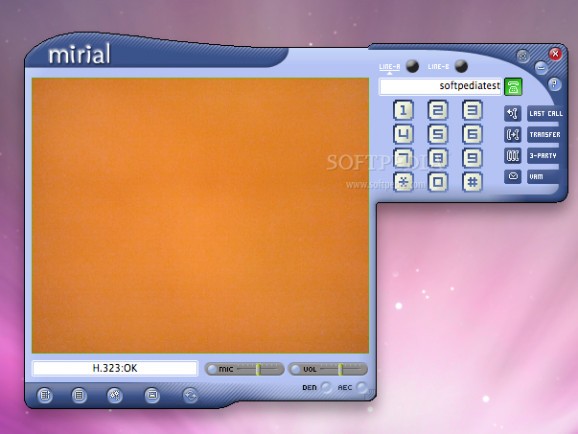 Mirial Softphone screenshot