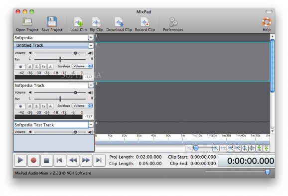 MixPad Multitrack Recording Software screenshot