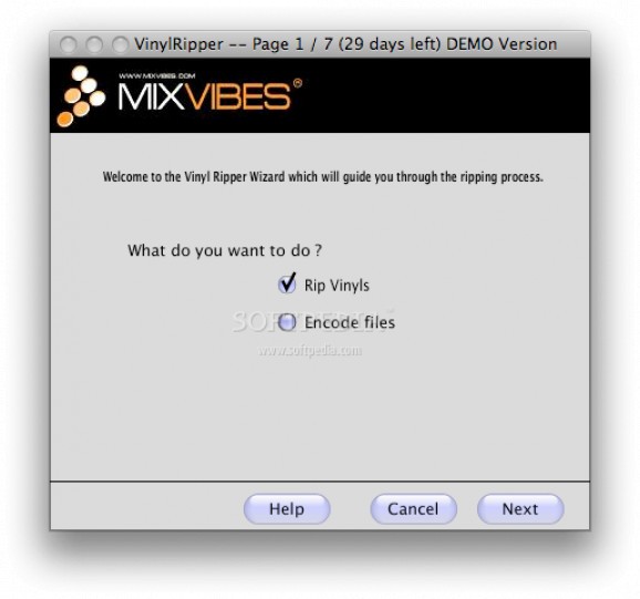 MixVibes Vinyl Ripper screenshot