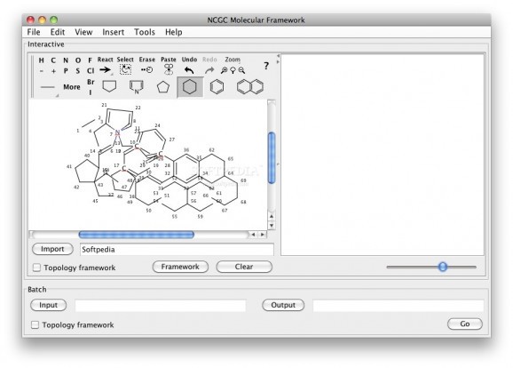 Molecular framework screenshot