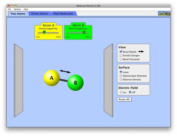 Molecule Polarity screenshot