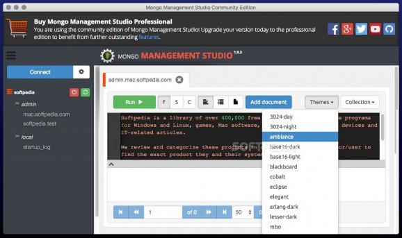 Mongo Management Studio screenshot