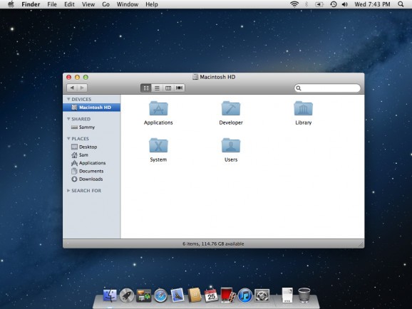 Mountain Lion PowerPC Theme screenshot