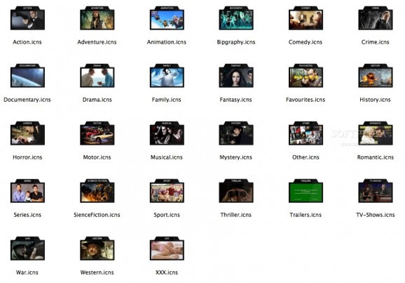 Movie Genres Icons screenshot