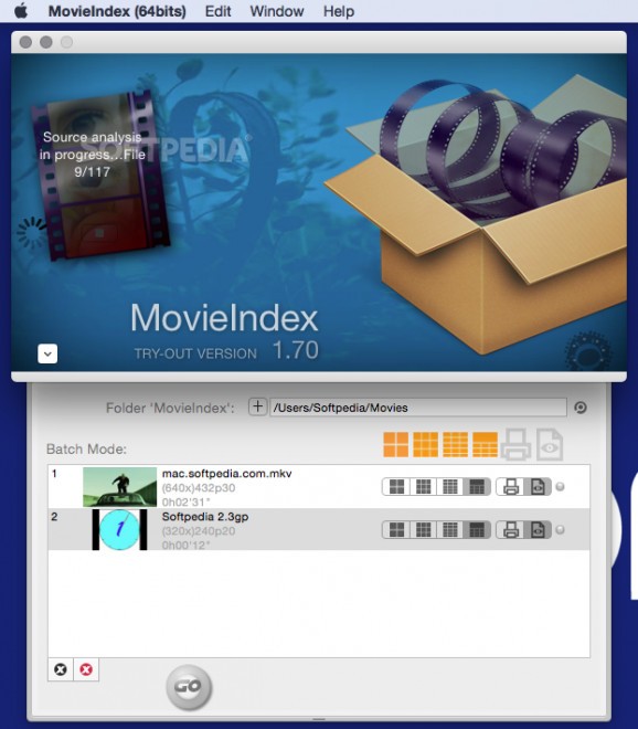 MovieIndex screenshot