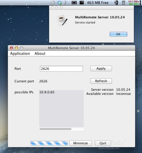 MultiRemote Server screenshot