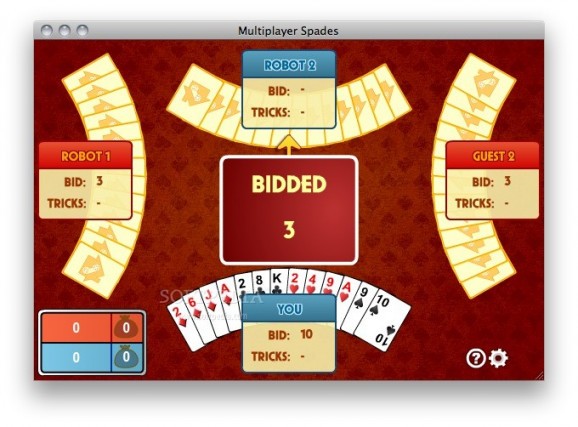 Multiplayer Spades screenshot