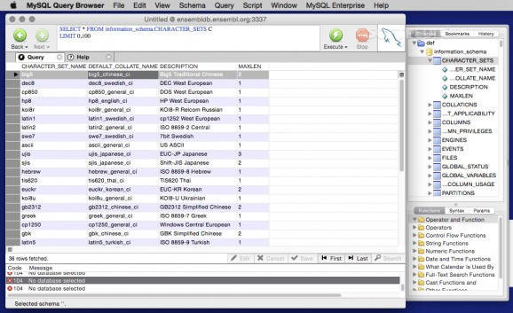 MySQL GUI Tools screenshot