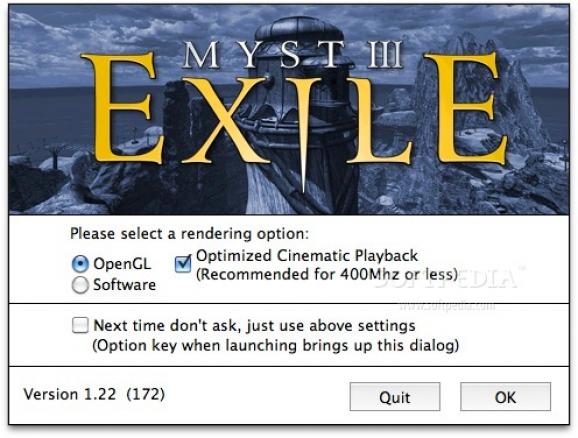 Myst III Exile Launcher screenshot