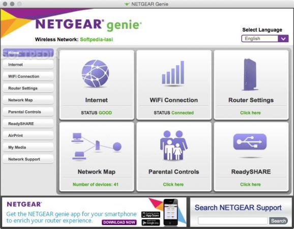 NETGEAR genie screenshot