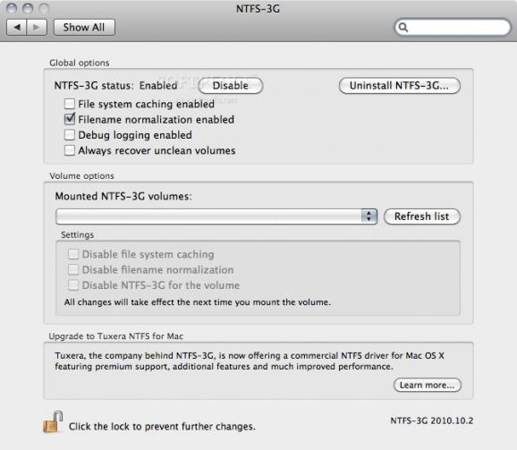 NTFS-3G screenshot