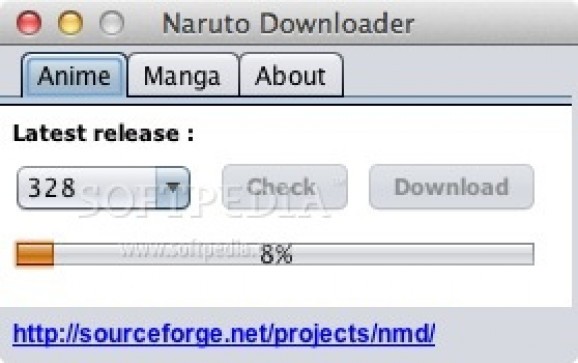 Naruto Manga Downloader screenshot