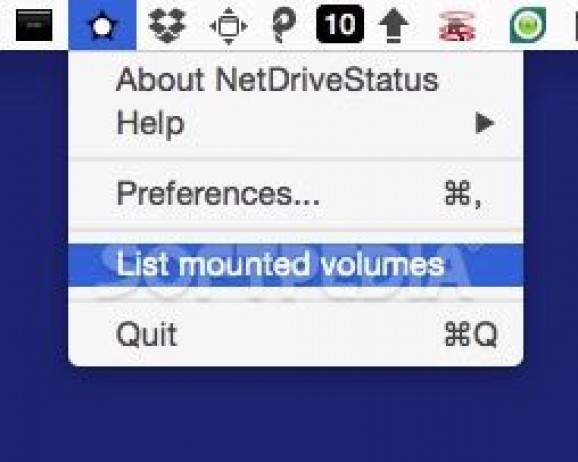 Net Drive Status screenshot