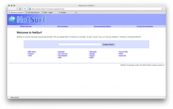 NetSurf screenshot