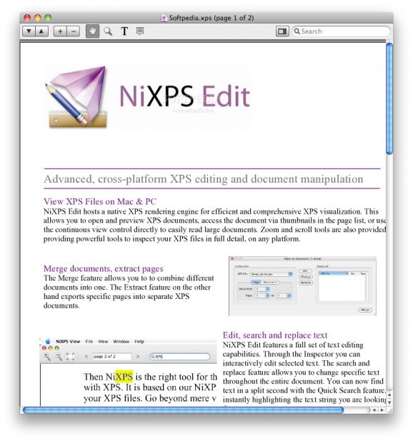 NiXPS View screenshot