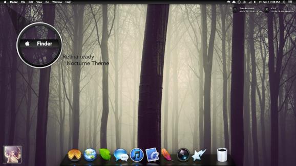 Nocturne Theme For Mountain Lion screenshot