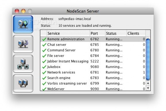 NodeScan screenshot