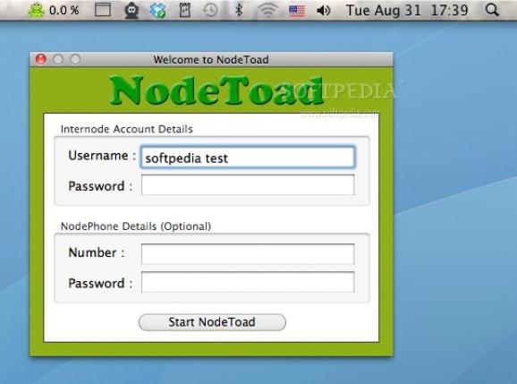 NodeToad screenshot
