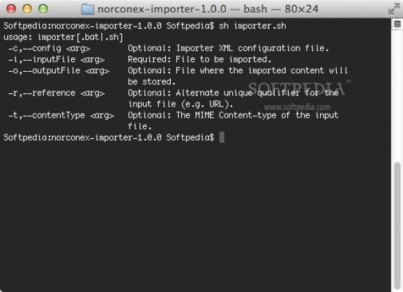 Norconex Importer screenshot