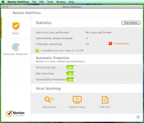Norton AntiVirus screenshot