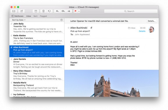 Letter Opener for macOS Mail screenshot