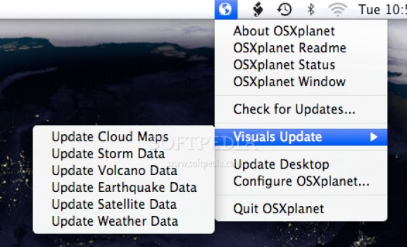 OSXplanet screenshot