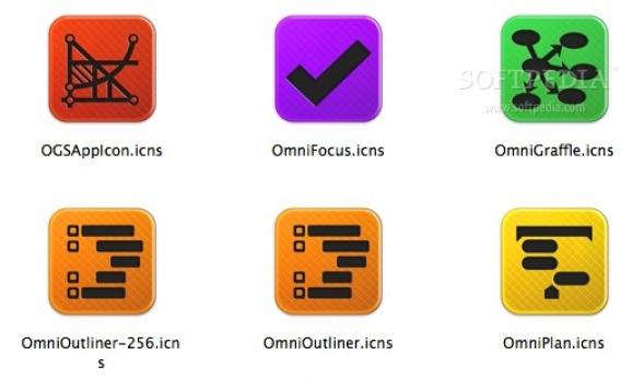 Omni Group Flurry Icons screenshot