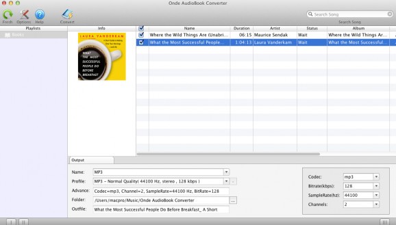 Onde AudioBook Converter screenshot