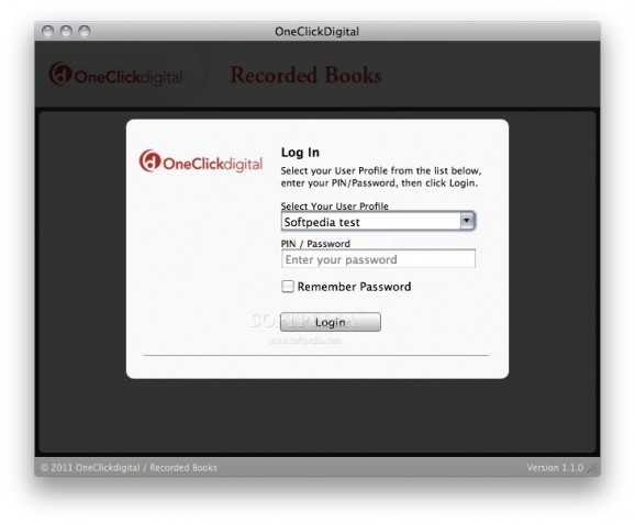 OneClickdigital screenshot