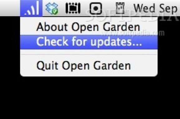 Open Garden screenshot
