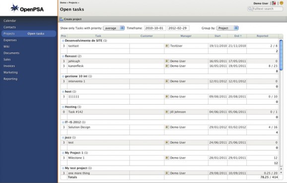 OpenPSA screenshot