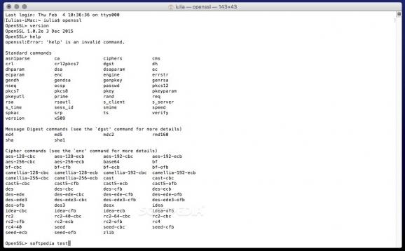 OpenSSL screenshot