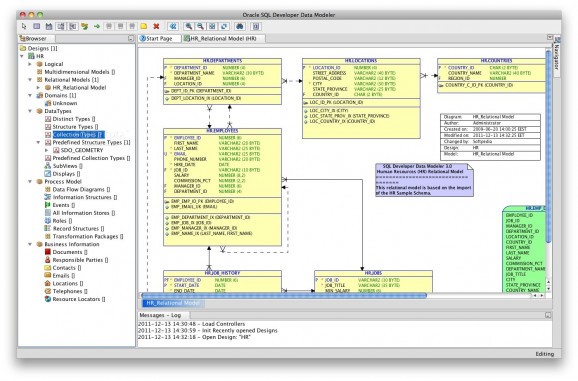Oracle SQL Developer Data Modeler screenshot