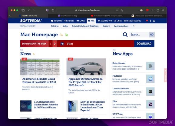 Orion Browser screenshot