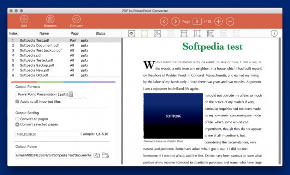 PDF to PowerPoint Converter screenshot