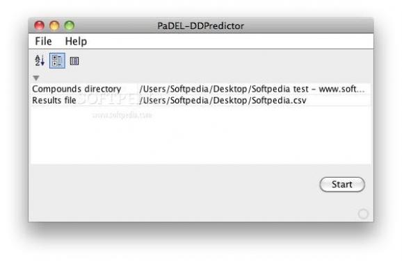 PaDEL-DDPredictor screenshot