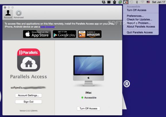 Parallels Access screenshot
