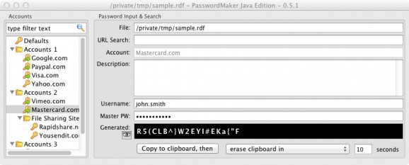 Password Maker Java Edition screenshot