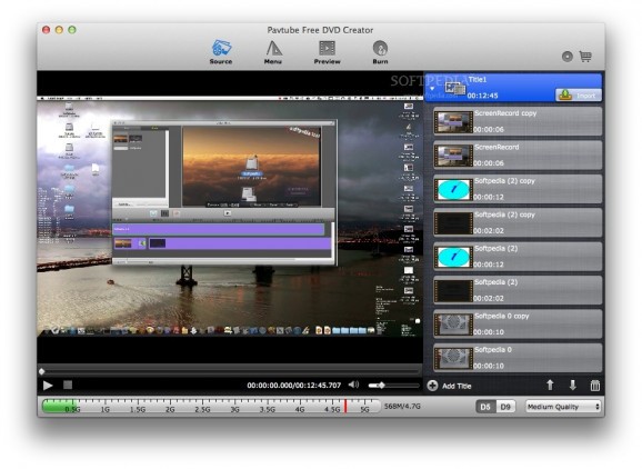 Pavtube DVD Creator screenshot