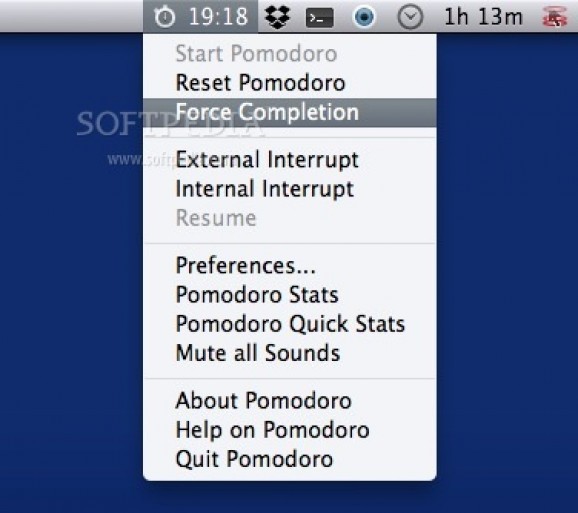 Pomodoro screenshot
